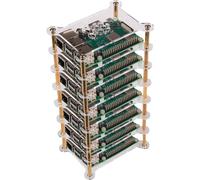 Custodia per scheda sbc joy-it rb-case+19 adatto raspberry pi acrilico