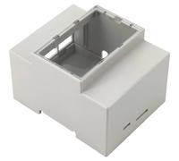 RPI CASE DIN4 - Alloggiamento per Raspberry Pi 4, guida top-hat, grigio/trans.