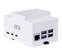 Custodia per scheda SBC Joy-it RB-CaseP5-07 per montaggio su guida DIN Grigio