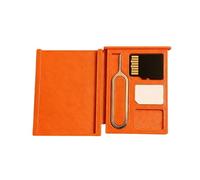 Custodia per Schede di Memoria Computer | Impermeabile alla Polvere e - Protezione Urto per Memorie,per Donne Adulti Viaggiatori Appassionati di Tech Vacanze Campeggio Aeroporto Crociera Viaggi d'Affa