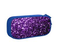Custodia per scuola Forniture per ufficio Bella Viola Glitter Grande Capacità Penna Astuccio Grande Capacità Sacchetto di Matita Per Studenti Cancelleria Sacchetto di Matita Scatola di Matita
