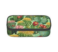 Custodia per scuola Forniture per ufficio Cactus Floreale Bloom Grande Capacità Penna Astuccio Grande Capacità Sacchetto di Matita Per Studenti Cancelleria Sacchetto di Matita Scatola di Matita