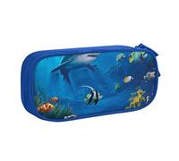 Custodia per scuola Forniture per ufficio Colorato Ocean Theme Grande Capacità Penna Astuccio Grande Capacità Sacchetto di Matita Per Studenti Cancelleria Sacchetto di Matita Scatola di Matita