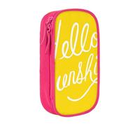 Custodia per scuola Forniture per ufficio Grande capacità Goodlooking Hello Sunshine Astuccio per penne di grande capacità per studenti Sacchetto di cancelleria Scatola di matita Organizzatore da