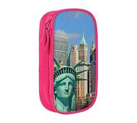 Custodia per scuola Forniture per ufficio Grande Capacità Statua della Libertà In Nyc Penna Astuccio Grande Capacità Matita Sacchetto Per Studenti Cancelleria Sacchetto Matita Scatola di Matita