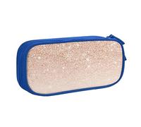 Custodia per scuola Forniture per ufficio Oro Rosa Faux Glitter Grande Capacità Penna Astuccio Grande Capacità Sacchetto di Matita Per Studenti Cancelleria Sacchetto di Matita Scatola di Matita