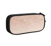 Custodia per scuola Forniture per ufficio Oro Rosa Faux Glitter Grande Capacità Penna Astuccio Grande Capacità Sacchetto di Matita Per Studenti Cancelleria Sacchetto di Matita Scatola di Matita