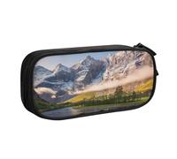 Custodia per scuola Forniture per ufficio Viaggio Paesaggio di montagna Custodia per penne di grande capacità Borsa per matite di grande capacità per studenti Astuccio di cancelleria Scatola di matita