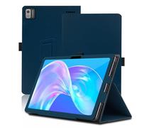 Custodia per SGIN T10 Pro, 10.1 inch, Cover Tablet SGIN T10 Pro, Copertura Protettiva Pieghevole con Supporto per Matita e Cinturino da Polso, Protezione Completa. (Blu)