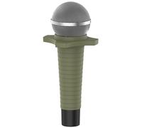 Custodia per SHURE SM58 BLK Edizione speciale/Versione senza interruttore, custodia in silicone per microfono, copertura protettiva antipolvere (Verde)