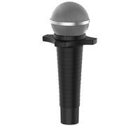 Custodia per SHURE SM58 BLK Edizione speciale/Versione senza interruttore, custodia in silicone per microfono, copertura protettiva antipolvere (Nero)