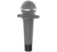 Custodia per SHURE SM58 BLK Edizione speciale/Versione senza interruttore, custodia in silicone per microfono, copertura protettiva antipolvere (Grigio)