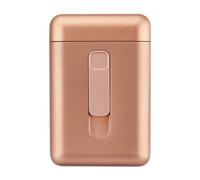 Custodia per sigarette con sigarette più leggere Box da 20 pezzi sigarette normali per le sigarette portili per le sigarette USB 2 in 1 accendino elettrico antimidibile ricaricabile