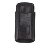 Custodia Per Sigari In Pelle RESPICEFINEM Portable A 3 Con Tasca Per Taglierino Ideale Per Amanti Dei Sigari In Riunioni Ristoranti Viaggi E Occasioni Varie Morbida A Prova Di Usura E L