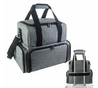 Custodia per smalti, organizer per unghie, organizer per unghie, organizer per unghie, organizer per smalto doppio strato, borsa per per manicure, grigio, 1