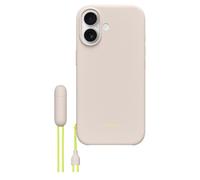 Beats Custodia Cavalletto per iPhone 17 con MagSafe e Controllo fotocamera, cordino che funge da supporto integrato, finitura opaca, fodera in microfibra - Grigio gesso