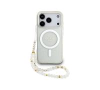 Custodia per smartphone Guess Trasparente MagSafe con Perle per iPhone 17 Pro
