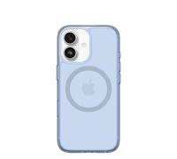 Custodia per smartphone OtterBox Symmetry Clear MagSafe Cover PC TPU Blu Trasparente per iPhone 17