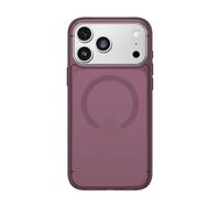 Custodia per smartphone OtterBox Symmetry Clear MagSafe Cover PC TPU Rosa Trasparente antiurto per iPhone 17 Pro Max