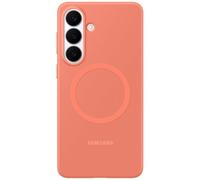 Samsung Silicone Magnet Case cover magnetica colorata in silicone con tecnologia Magnetic Power Profile Galaxy S26+, Coral Red