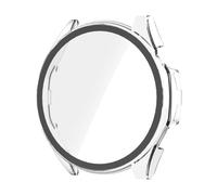 Custodia per smartwatch + vetro protettivo per Honor Watch 6, trasparente | Copertura completa, vetro rigido, antiurto, antigraffio, durevole, leggero, protettivo, elegante