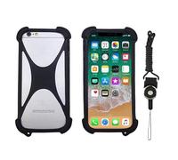 Custodia per Solana Saga Seeker Capitolo 2 Shock-Absorption Bumper Cover Protettiva Gomma Silicone Custodia per Doro 8100 8200 8035 1380 1370 1360 Con Cinturino (Nero)