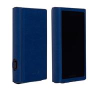 Custodia per Sony Walkman NW-A307 A306 A303 A300 case cover, realizzata a mano [Pelle PU realizzata in Italia] per A300 (Navy)
