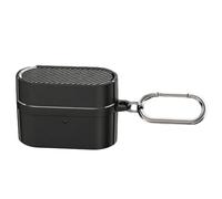 Custodia per Sony WF-1000XM6, custodia in TPU per cuffie Bluetooth con moschettone, custodia protettiva antiurto e antismarrimento (nero)