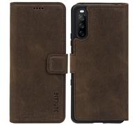 Custodia per Sony Xperia 1 V 5 10 5G Pocket-Book Protettiva IN Pelle
