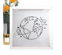 Custodia per souvenir, Galaxy Design Shadow Display, ticket Slot Collector Frame | Organizer da appendere per archivio da tavolo, soluzione di archiviazione per souvenir, feste e eventi