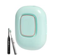 Custodia per spazzolino da denti disinfettante UV, custodia per spazzolino da denti con supporto - disinfettanti per spazzolini da denti ad asciugatura intelligente - Portaspazzolino UV da parete, cop