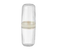 Custodia per spazzolino da viaggio, portaspazzolino da viaggio, Tazza per il risciacquo del portaspazzolino, Tazza per collutorio da viaggio, custodia per spazzolino portatile, tazza per collutorio po