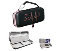 Custodia per stetoscopio 3M Littmann e per stetoscopi in MDF, supporto per stetoscopio infermieristico per infermieri, accessori per assistente medico, accessori per stetoscopio, nero