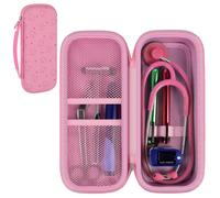 Custodia per stetoscopio compatibile con 3M Littmann Classic III Monitoring/Lightweight II S.E/Cardiology IV Diagnostic/MDF Acoustica stetoscopi, tasca aggiuntiva per accessori medico e