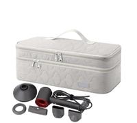 Custodia per strumenti per acconciatura, borsa per asciugacapelli | organizer a prova di calore, borsa da viaggio con doppio scomparto per arricciacapelli e piastra per capelli, kit di cosmetic