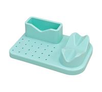 Custodia per strumenti per trapano per unghie, organizer per strumenti per manicure, con 24 fori, per trapano, utensili professionali e scatola di immagazzinaggio