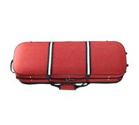 Custodia per strumento violino Custodia Per Violino 4/4-1/4 In Tela A Doppia Spalla E Monospalla Borsa Per Violino Leggera E Resistente Alla Pressione(Red,3/4)