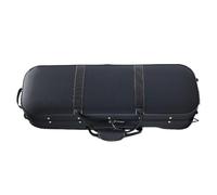 Custodia per strumento violino Custodia Per Violino 4/4-1/4 In Tela A Doppia Spalla E Monospalla Borsa Per Violino Leggera E Resistente Alla Pressione(Black,3/4)