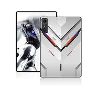 Custodia per tablet 9.06" 2025 per RedMagic 3 Pro - Custodia in TPU ultra-sottile da 0.1mm con tecnologia di cuscinetti d'aria, protezione flessibile a corpo intero antishock (Bianco)