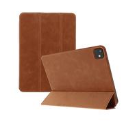 CUSTODIA PER TABLET ACCEZZ a libro tripieghevole, 11", vera pelle, chiusura magnetica
