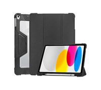 CUSTODIA PER TABLET ACCEZZ Rugged Trifold Bookcase, 11", vera pelle, chiusura magnetica