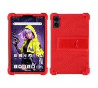Custodia per tablet Alldocube iPlay 80 mini Ultra da 8,8 pollici 2026 con cavalletto per PC, silicone morbido, lavabile, custodia antiurto con angoli ispessiti, rosso