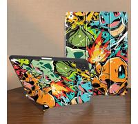 Custodia per Tablet Anime Pokémon Calda e di Tendenza per iPad Pro 11a 10a 9a 8a 7a generazione, 12.9 pollici, Mini 6 7 Pro 2025, Air 4 5, M3 M2 1 2, M4 11 pollici con Supporto