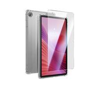 CUSTODIA PER TABLET AVIZAR Impact Clear per Lenovo Tab 10.1 2025, silicone trasparente, vetro temperato