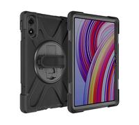 Avizar Cover anti-urto per Xiaomi Redmi Pad Pro e Pad 2 Pro Maniglia Supporto Cinturino, Nero