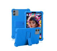 Custodia per tablet Blackview Link2/Blackview Link 2 da 8 pollici, morbida cover in silicone con supporto pieghevole, leggera antiurto, antigraffio, protezione a tutto tondo, blu