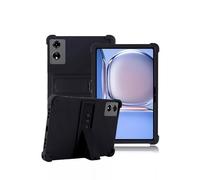 Custodia per tablet Blackview MEGA 3 da 12,1 pollici, morbida cover in silicone, con supporto pieghevole, leggera antiurto, antigraffio, protezione totale, colore nero
