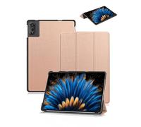 Custodia per tablet Blackview Mega2/Mega 2 da 12 pollici, custodia protettiva rigida a tre strati, impermeabile, antiurto e antipolvere, oro rosa