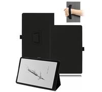 Custodia per tablet BOOX Note Max da 13,3 pollici, in pelle PU, con supporto per penna e cordino, colore: nero