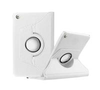 Custodia Per tablet compatibile con Huawei MediaPad M5 Lite 10 da 10,1 pollici, custodia pieghevole in pelle PU stile litchi BAH2-W19/L09/W09(WHITE)